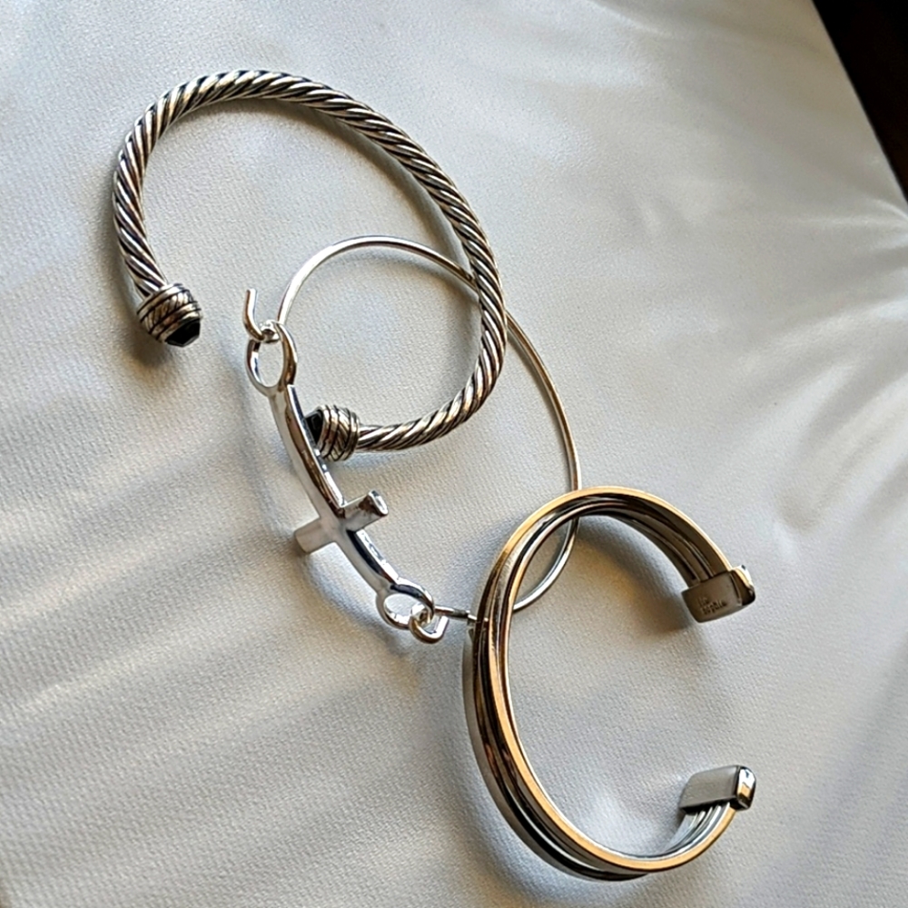 3 bracelets (1 is Lia Sophia)